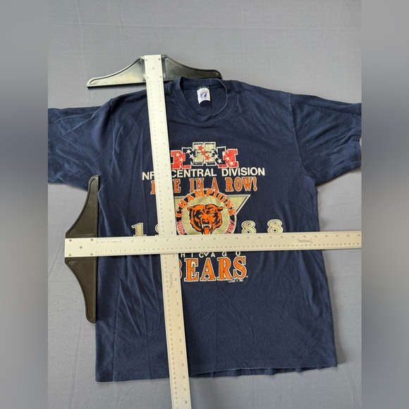 Vintage chicago bears 1988 NFC FIVE IN A ROW CHAMPION tshirt large - Picture 3 of 4